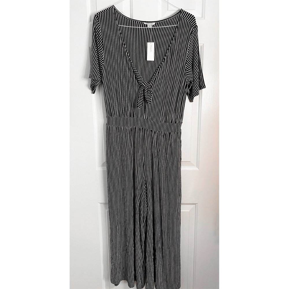 American Eagle Black & White Jumpsuit